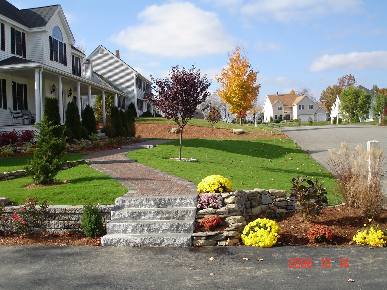 Landscaping in the Fall